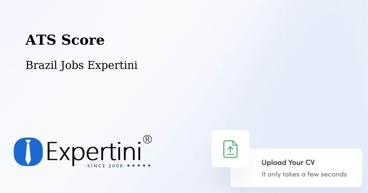 Resume ATS Score & Job Description Match Tool – Tunas - Brazil Jobs Expertini