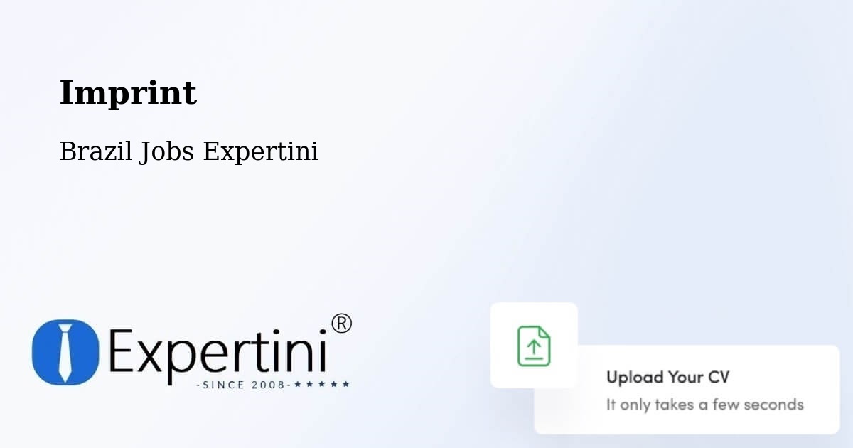 Imprint – Tunas - Brazil Jobs Expertini